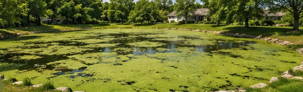 Aquatic Weed & Algae Control - Before