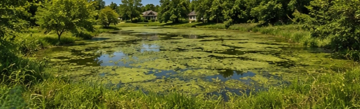 Aquatic Weed & Algae Control - Before